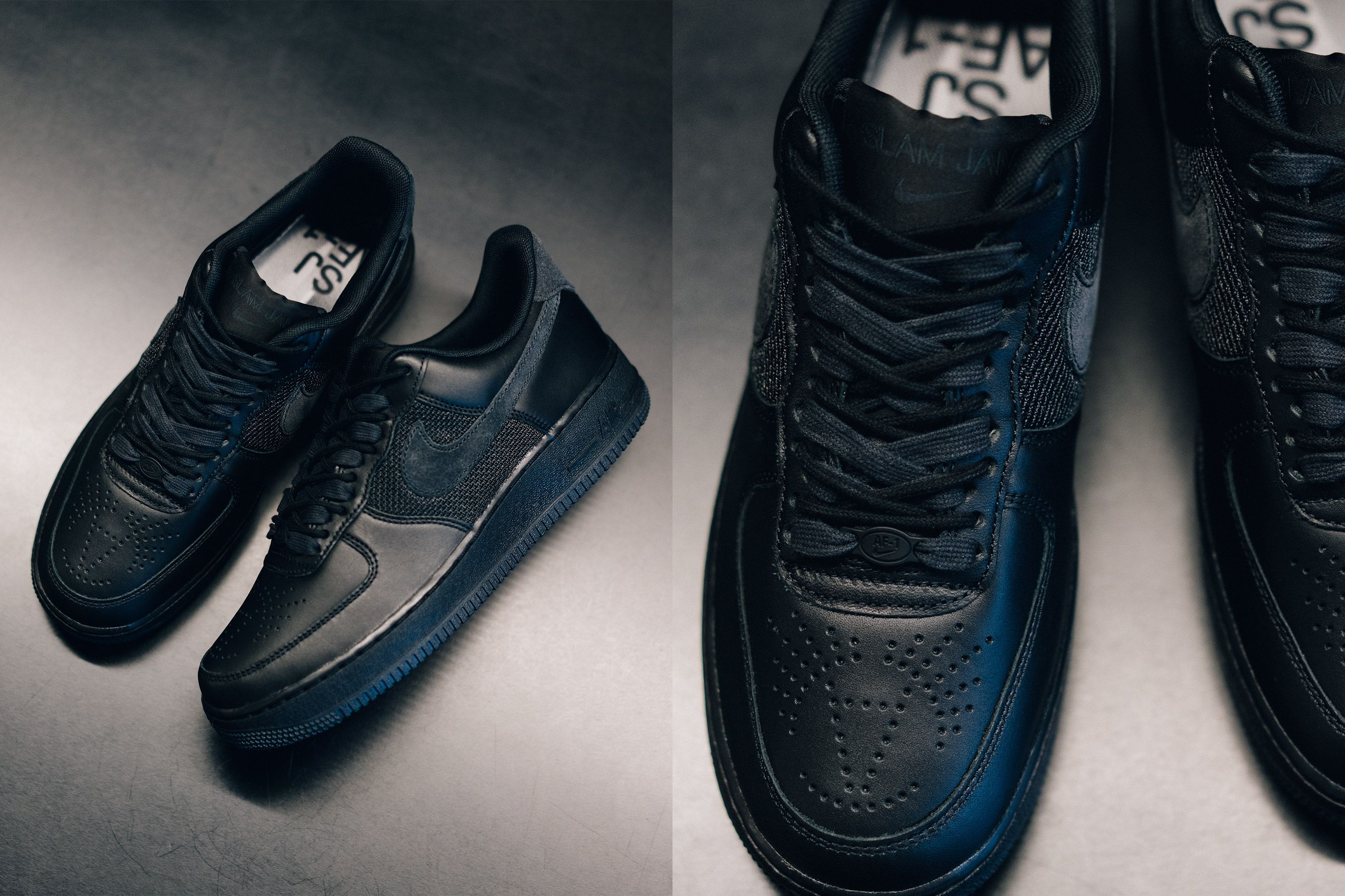 Nike x Slam Jam Air Force 1 Low Black | Now Available | HAVEN