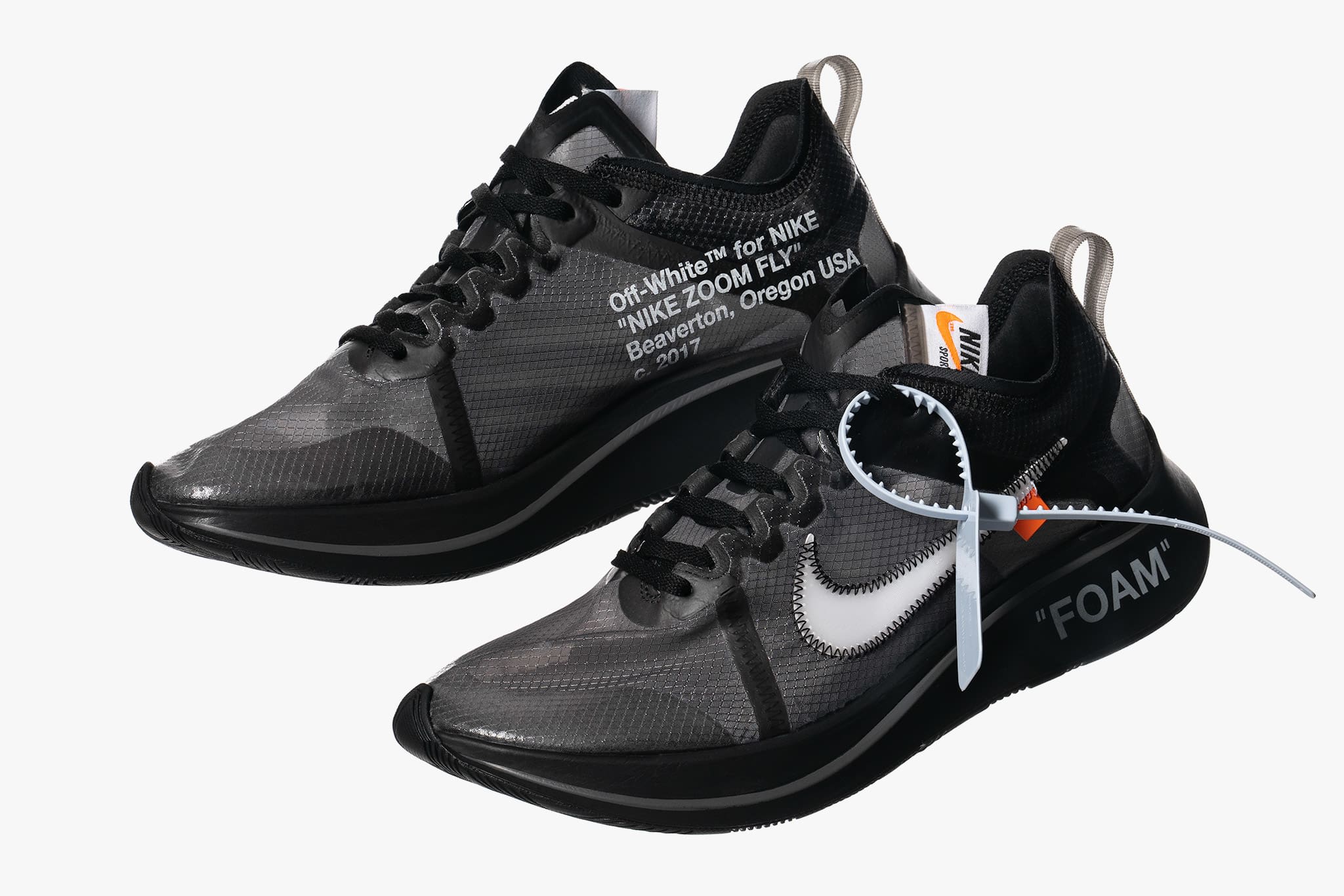 Nike x Off White The Ten Zoom Fly Black | Release Date: 12.14.18
