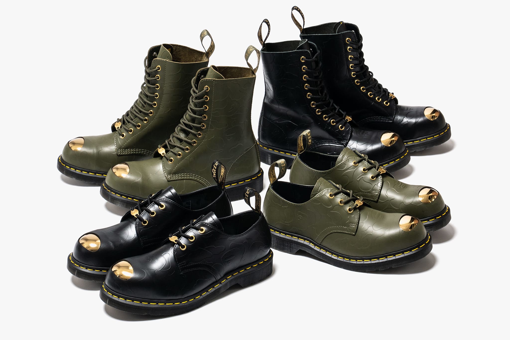 A Bathing Ape x Dr. Martens 10-Hole & Petri | Release Date: 12.15