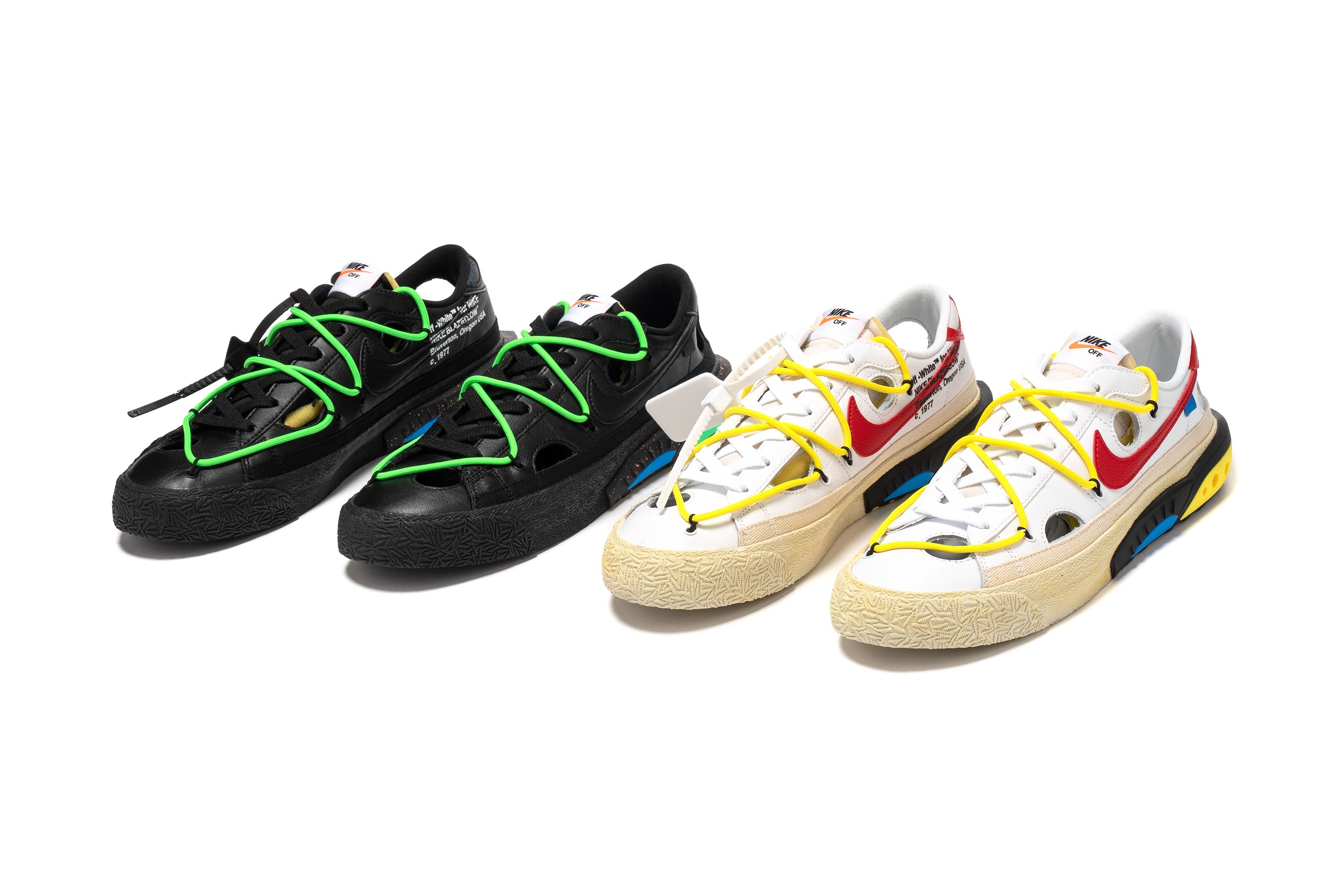 Nike x Off White Blazer Low 'White' & 'Black' | Release Date