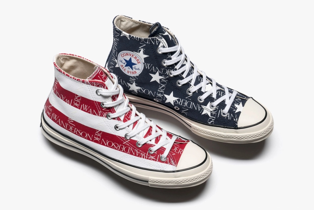 Converse Chuck Taylor All Star Americana Print Hi Shoes