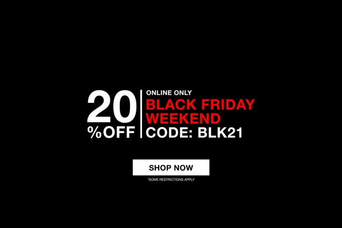 Now On: Black Friday Weekend Sale