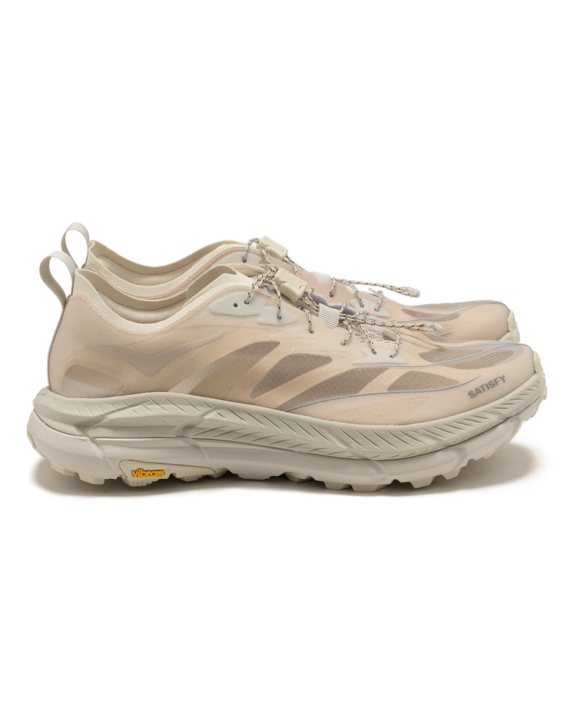 HOKA x Satisfy Mafate Speed 4 Lite STSFY Bone